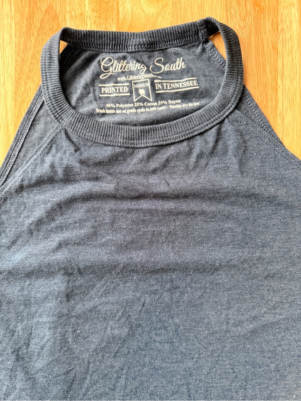 Men's Dark Gray Racerback Tank Top